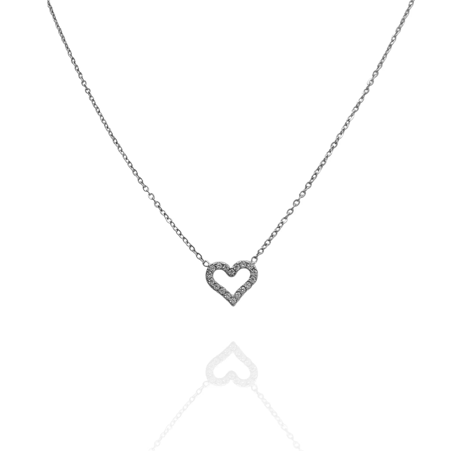 Colgante Corazon con zircones - AILANA JEWELRY