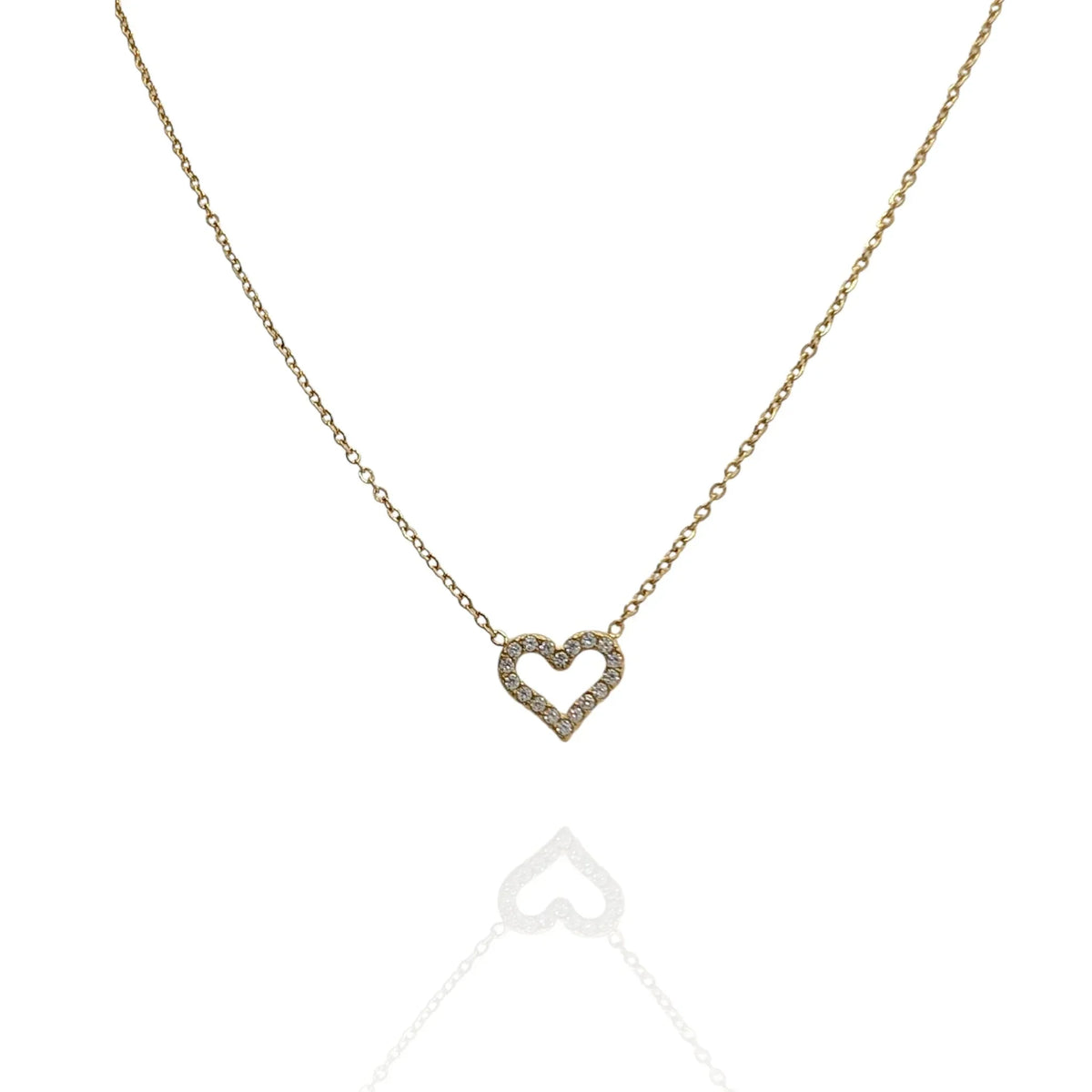 Colgante Corazon con zircones - AILANA JEWELRY