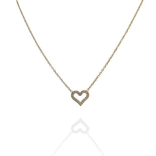 Colgante Corazon con zircones - AILANA JEWELRY