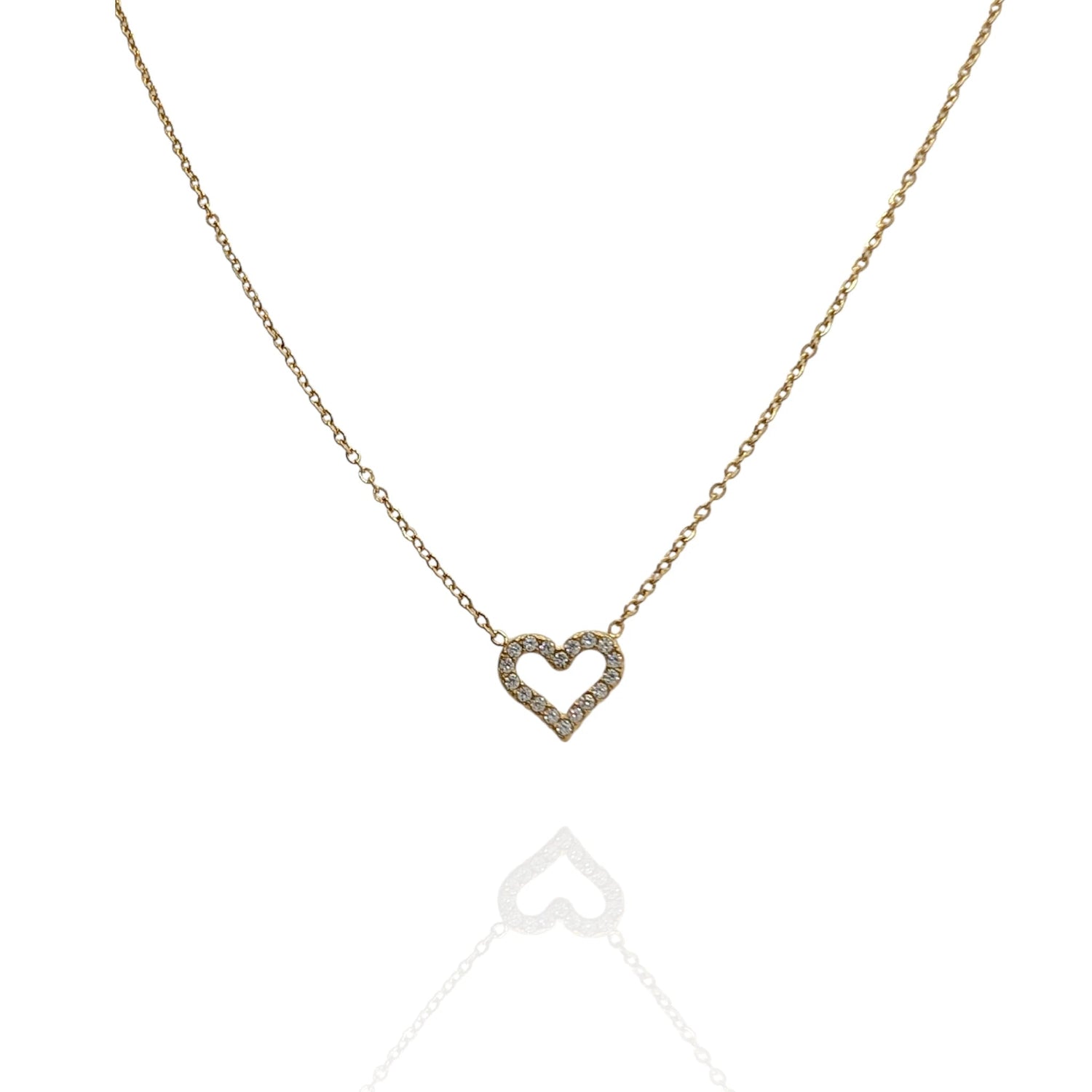 Colgante Corazon con zircones - AILANA JEWELRY