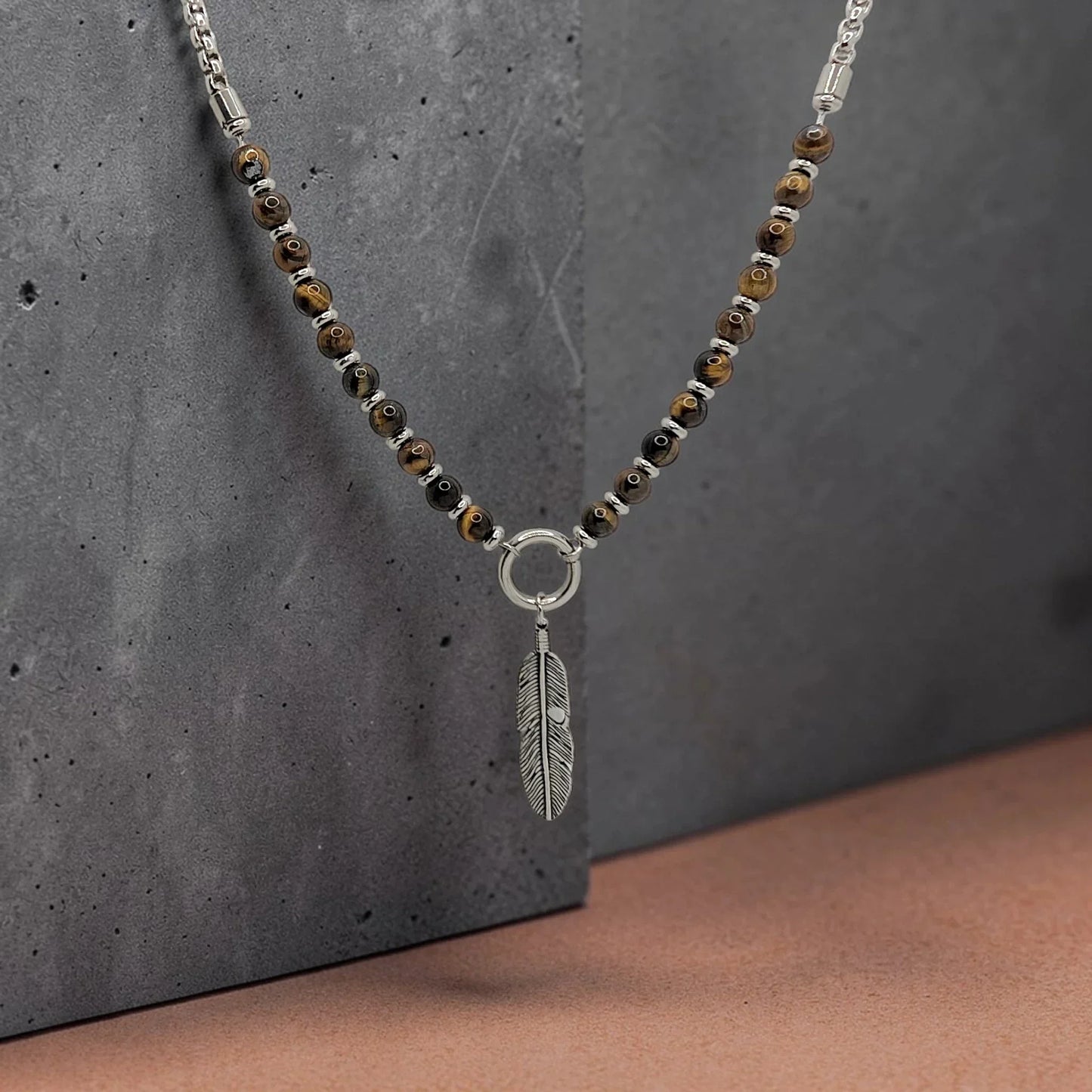 Colgante en piedras para hombre - AILANA JEWELRY