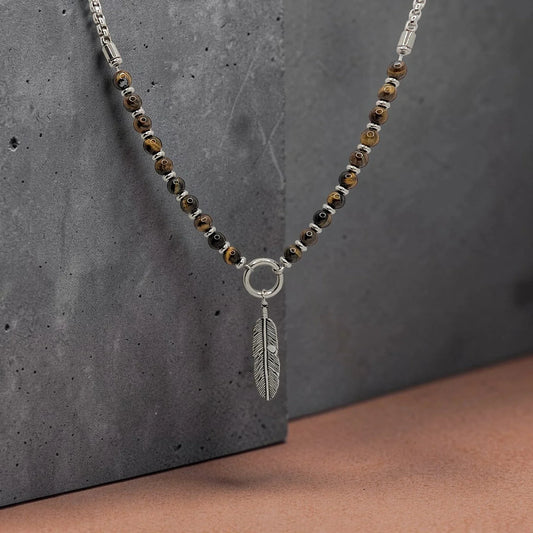 Colgante en piedras para hombre - AILANA JEWELRY