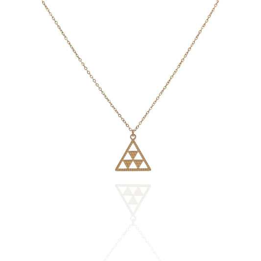 Colgante Pintadera Gran Canaria Triangulo - AILANA JEWELRY