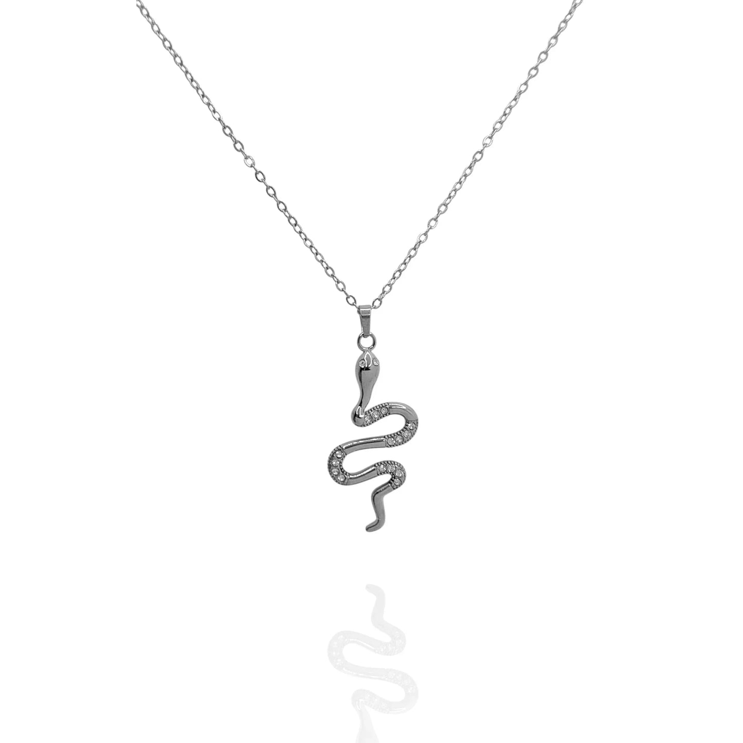 Colgante Serpiente con zircones - AILANA JEWELRY