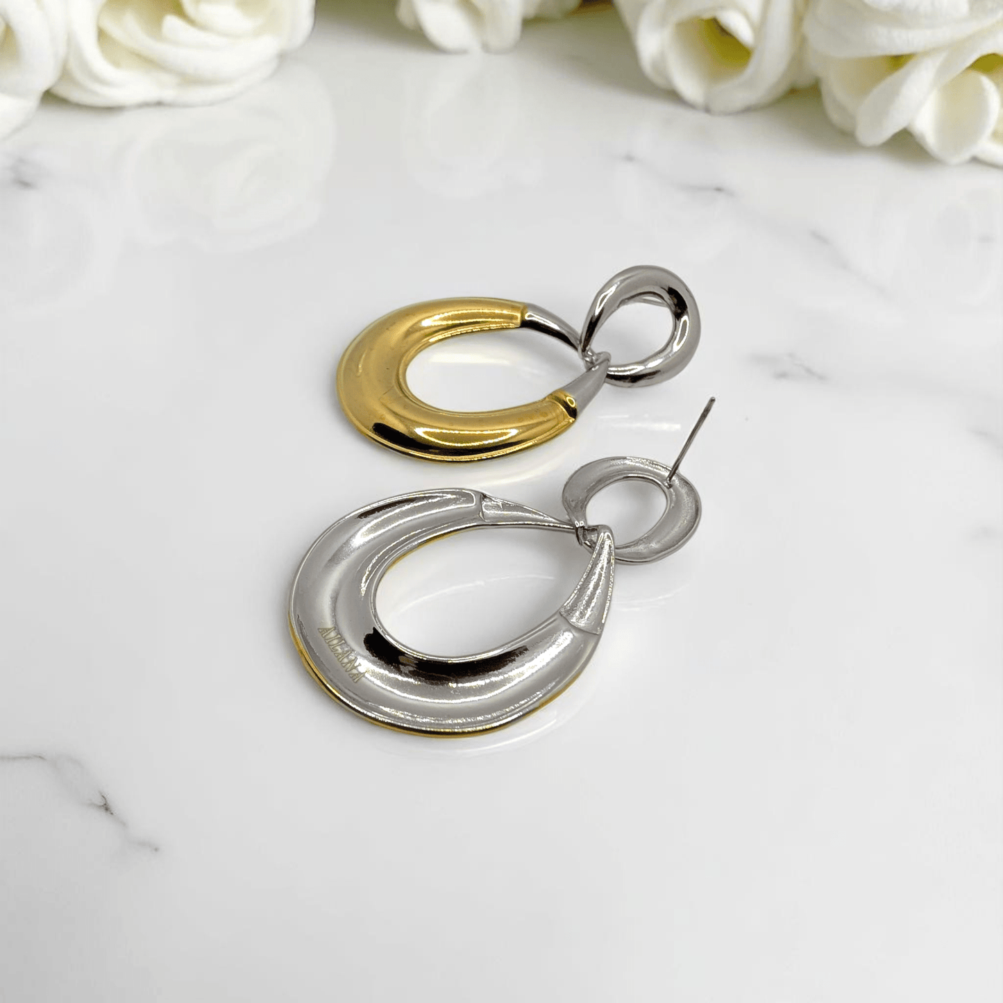 Infinito Duo Earrings - AILANA JEWELRY