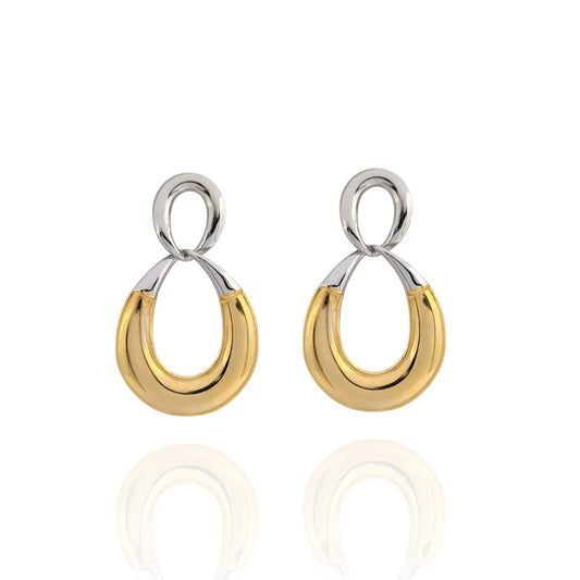 Infinito Duo Earrings - AILANA JEWELRY
