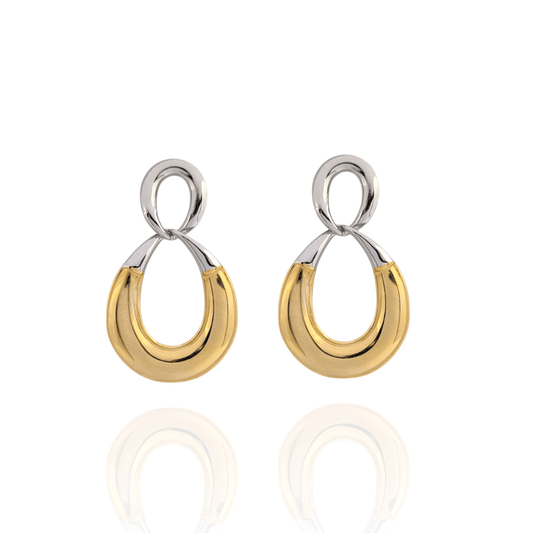 Infinito Duo Earrings - AILANA JEWELRY