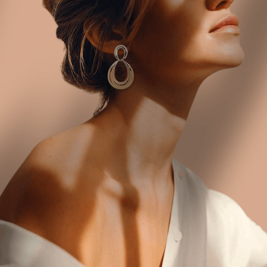 Infinito Duo Earrings - AILANA JEWELRY