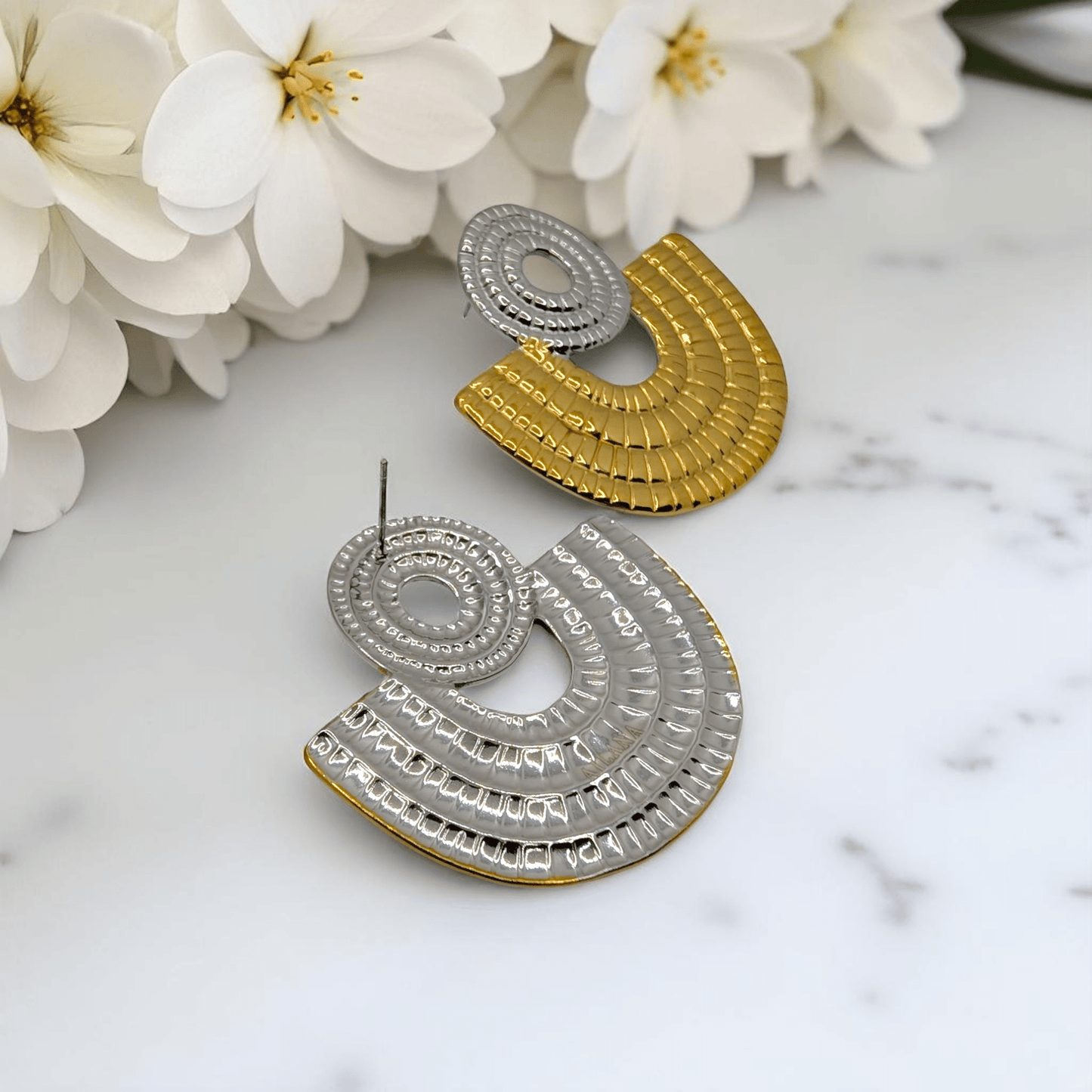 Maya duo Earrings - AILANA JEWELRY