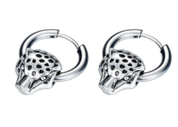 Leopard Men Earrings