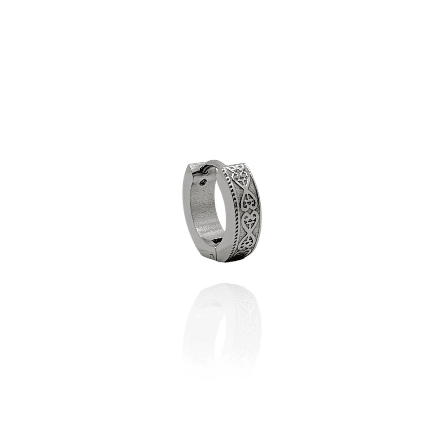 Pendiente aros 1 cm en acero inoxidable (1 unidad) - AILANA JEWELRY