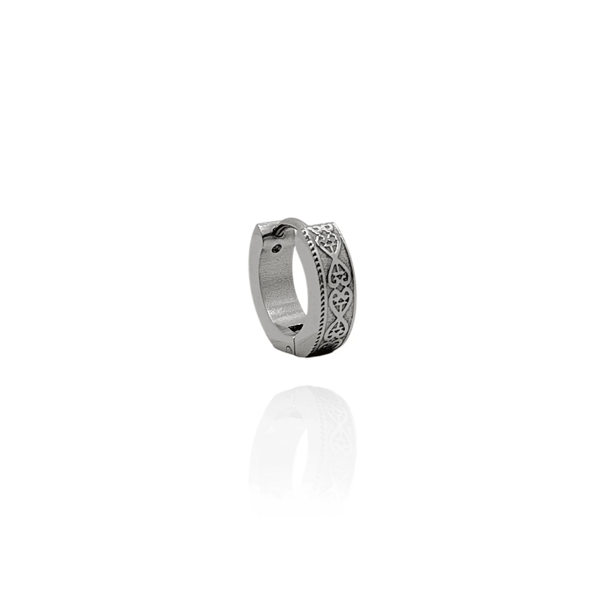 Pendiente aros 1 cm en acero inoxidable (1 unidad) - AILANA JEWELRY