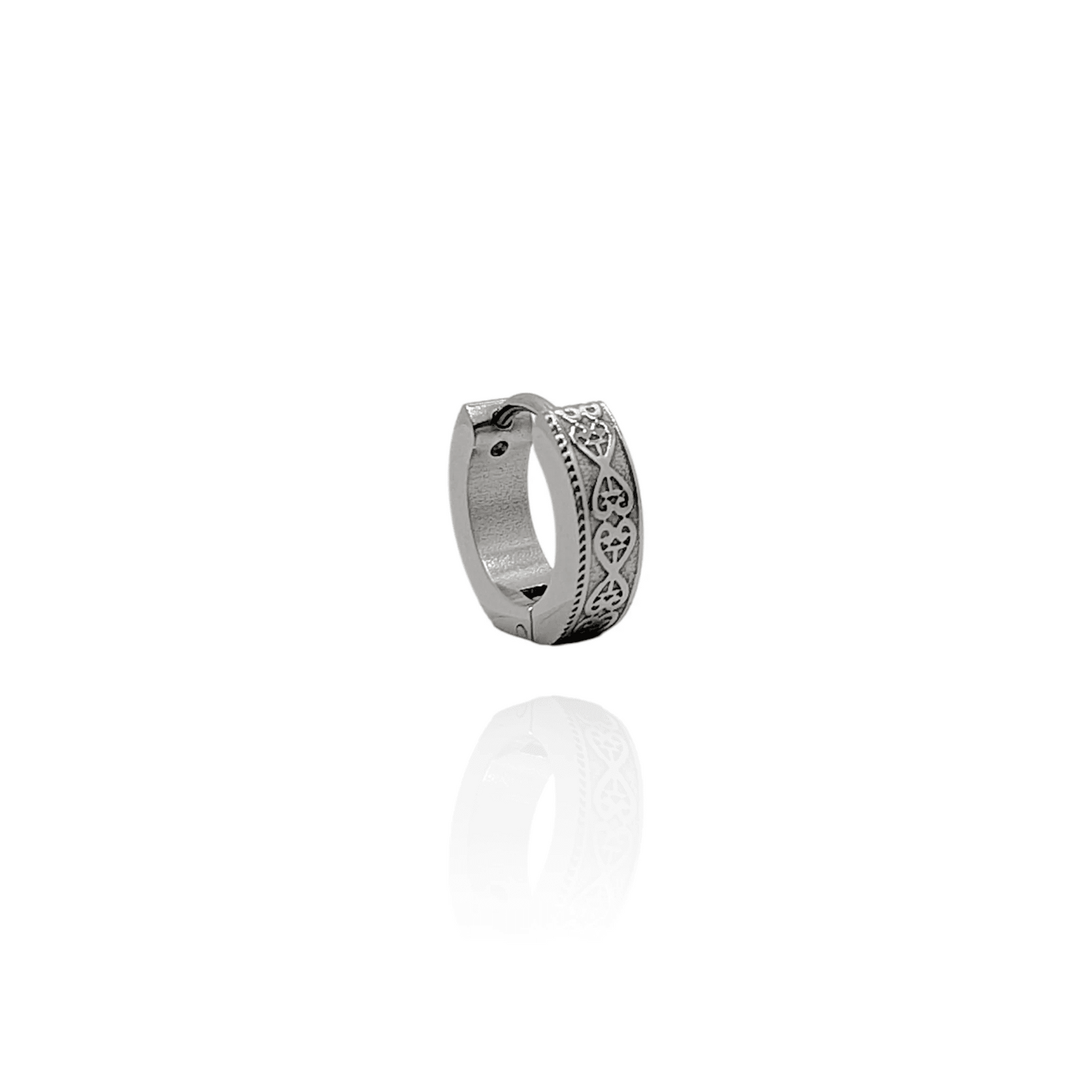 Pendiente aros 1 cm en acero inoxidable (1 unidad) - AILANA JEWELRY