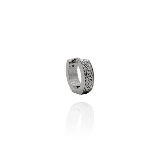 Pendiente aros 1 cm en acero inoxidable (1 unidad) - AILANA JEWELRY
