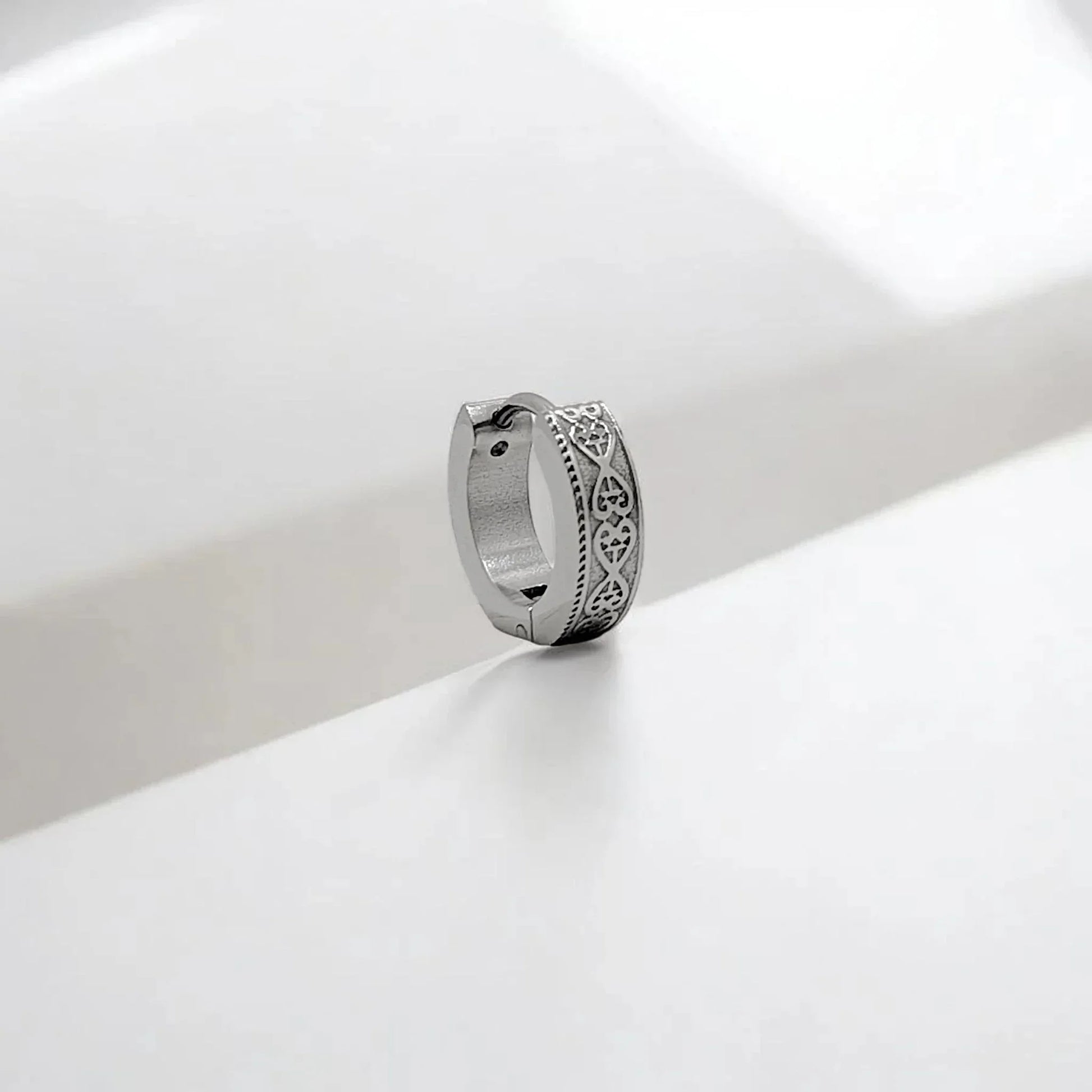 Pendiente aros 1 cm en acero inoxidable (1 unidad) - AILANA JEWELRY