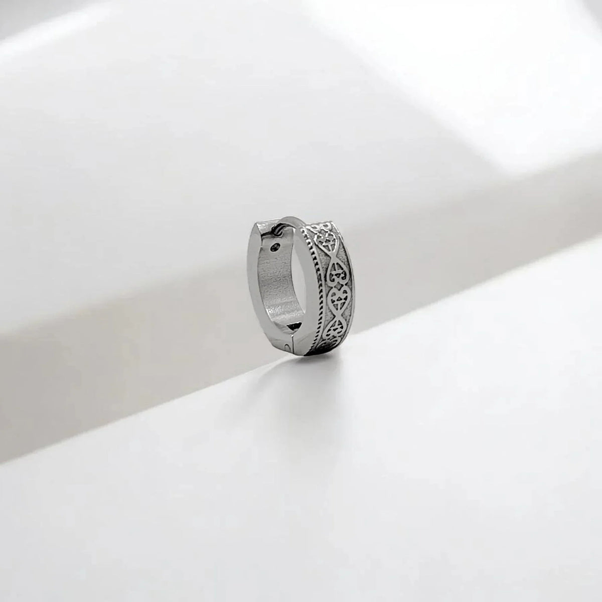 Pendiente aros 1 cm en acero inoxidable (1 unidad) - AILANA JEWELRY