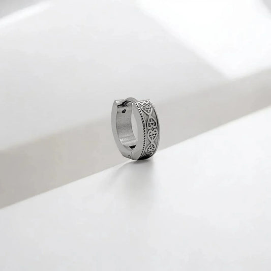 Pendiente aros 1 cm en acero inoxidable (1 unidad) - AILANA JEWELRY