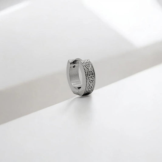 Pendiente aros 1 cm en acero inoxidable (1 unidad) - AILANA JEWELRY