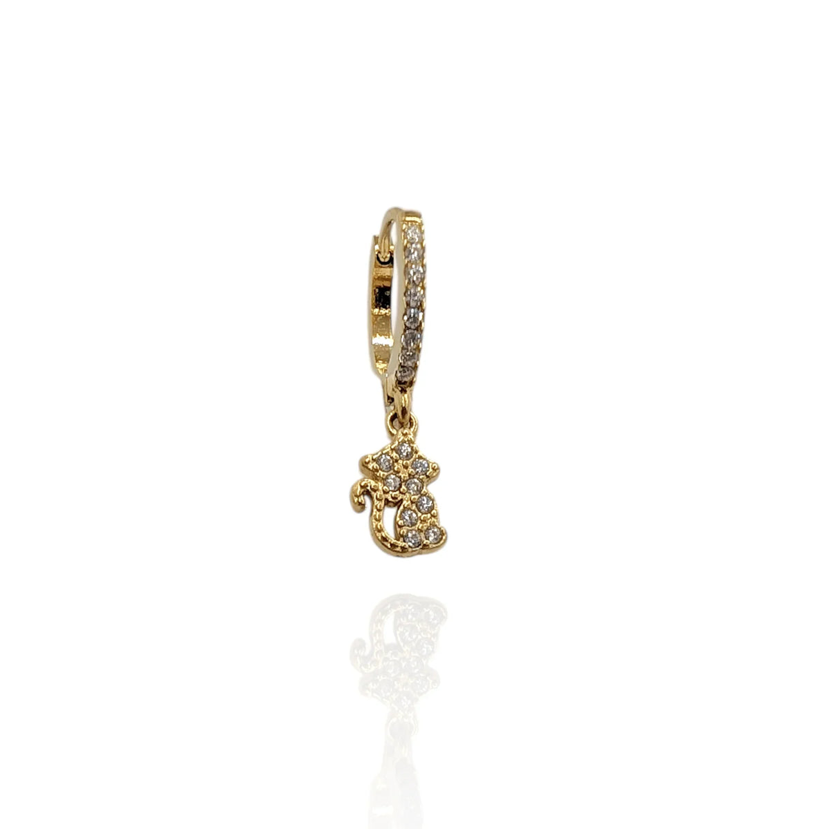 Pendiente aros gatito (1 unidad) - AILANA JEWELRY