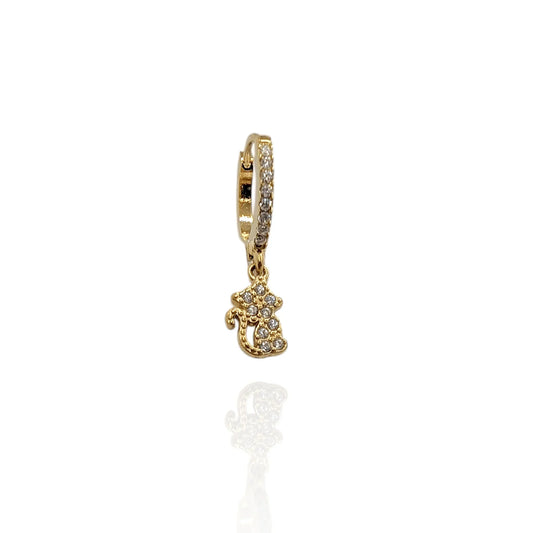 Pendiente aros gatito (1 unidad) - AILANA JEWELRY