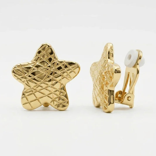 Pendiente clip Estrella - AILANA JEWELRY
