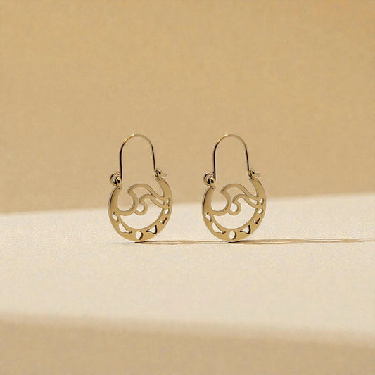 Pendientes Ola Canaria - AILANA JEWELRY