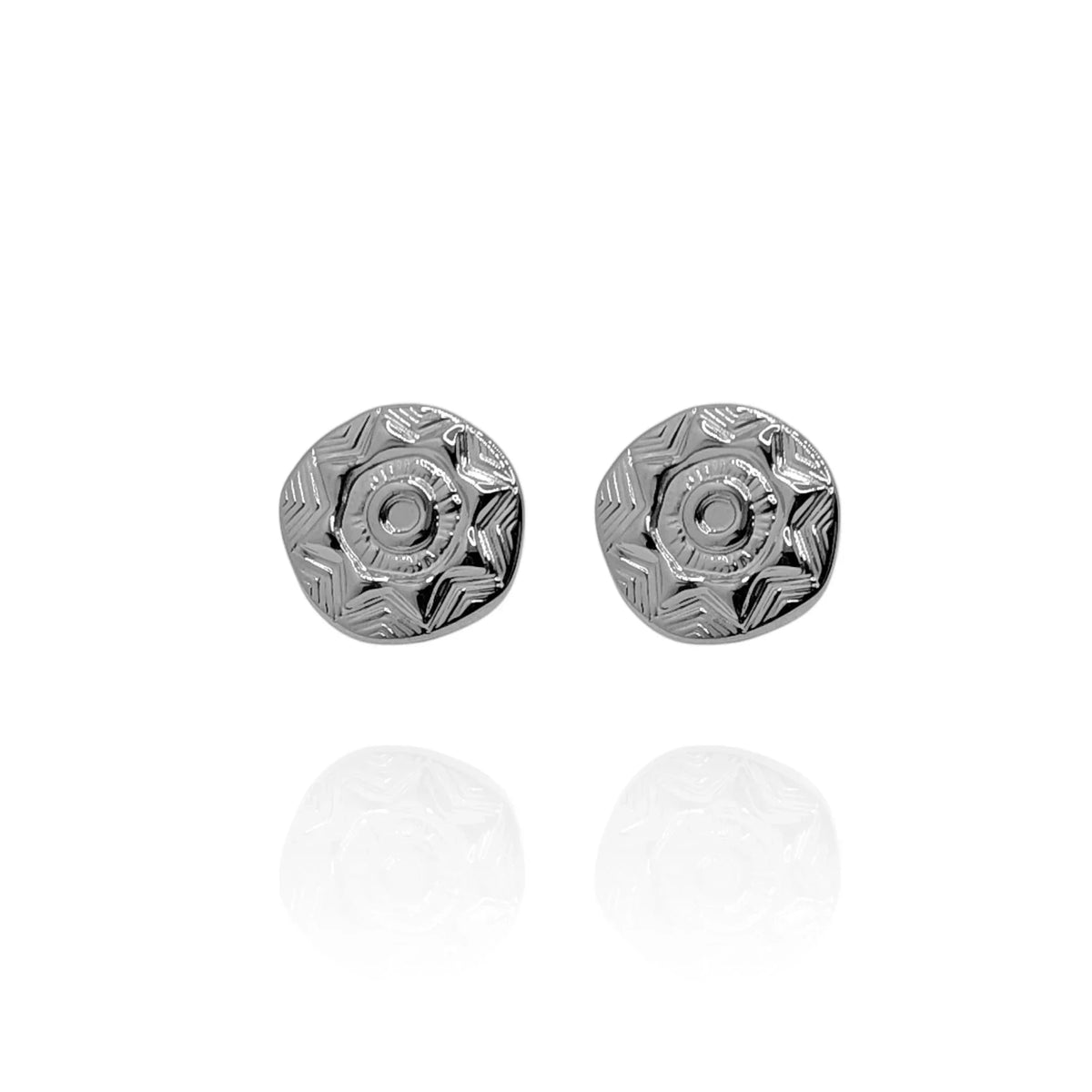 Pendientes Pintadera Gran Canaria - AILANA JEWELRY