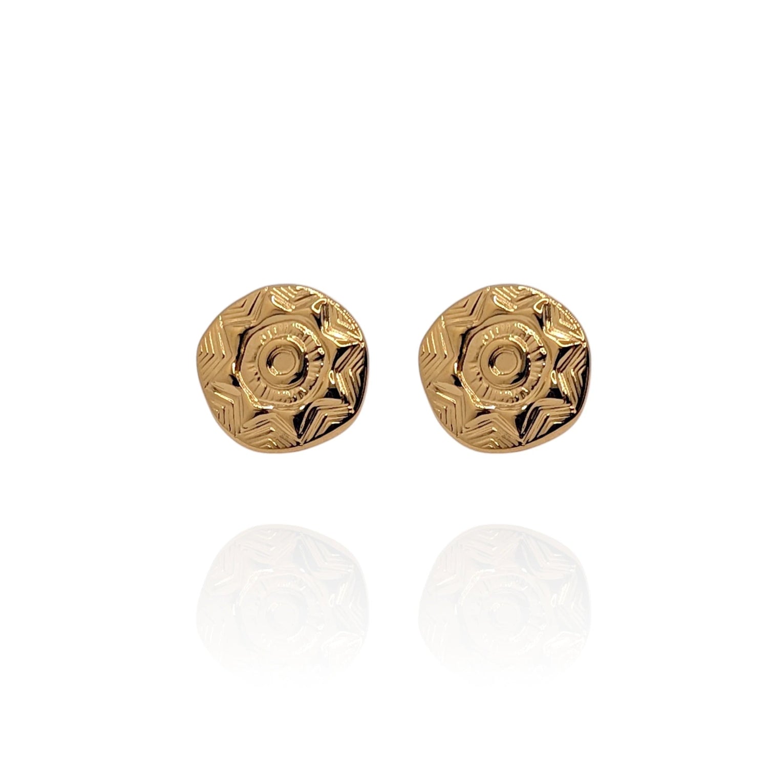 Pendientes Pintadera Gran Canaria - AILANA JEWELRY