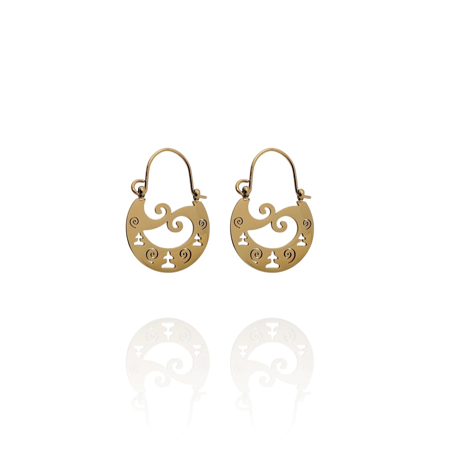 Pendientes Pintadera Ídolo de Tara - AILANA JEWELRY