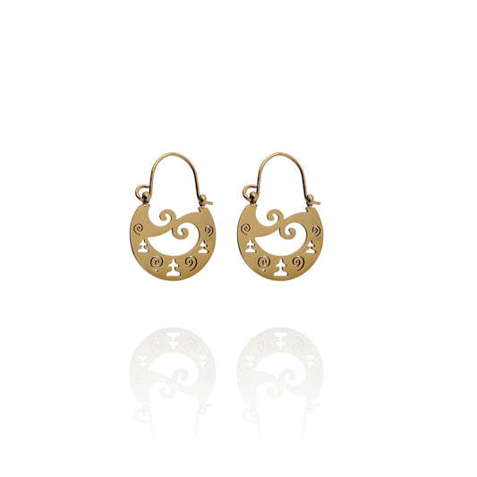 Pendientes Pintadera Ídolo de Tara - AILANA JEWELRY