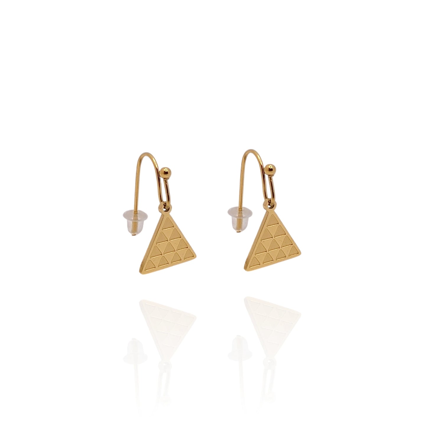Pendientes Pintadera Triangular Gran Canaria