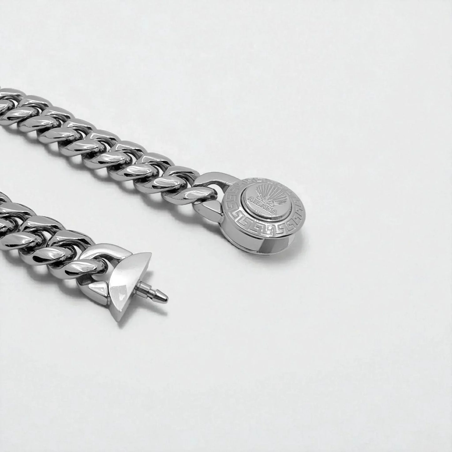 Pulsera con eslabones de 12 mm (plateado) - AILANA JEWELRY
