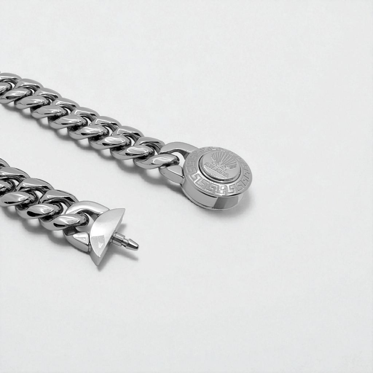 Pulsera con eslabones de 12 mm (plateado) - AILANA JEWELRY