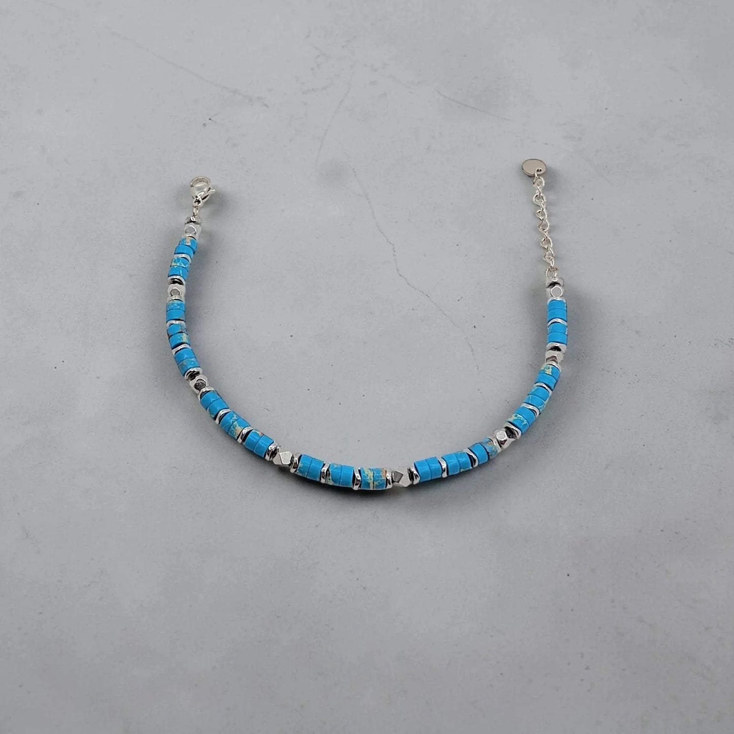 Pulsera en piedra turquesa - AILANA JEWELRY