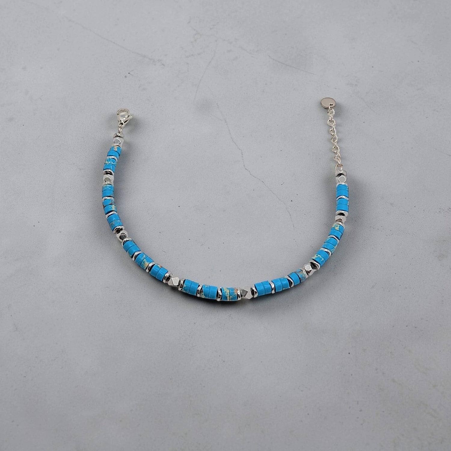Pulsera en piedra turquesa - AILANA JEWELRY