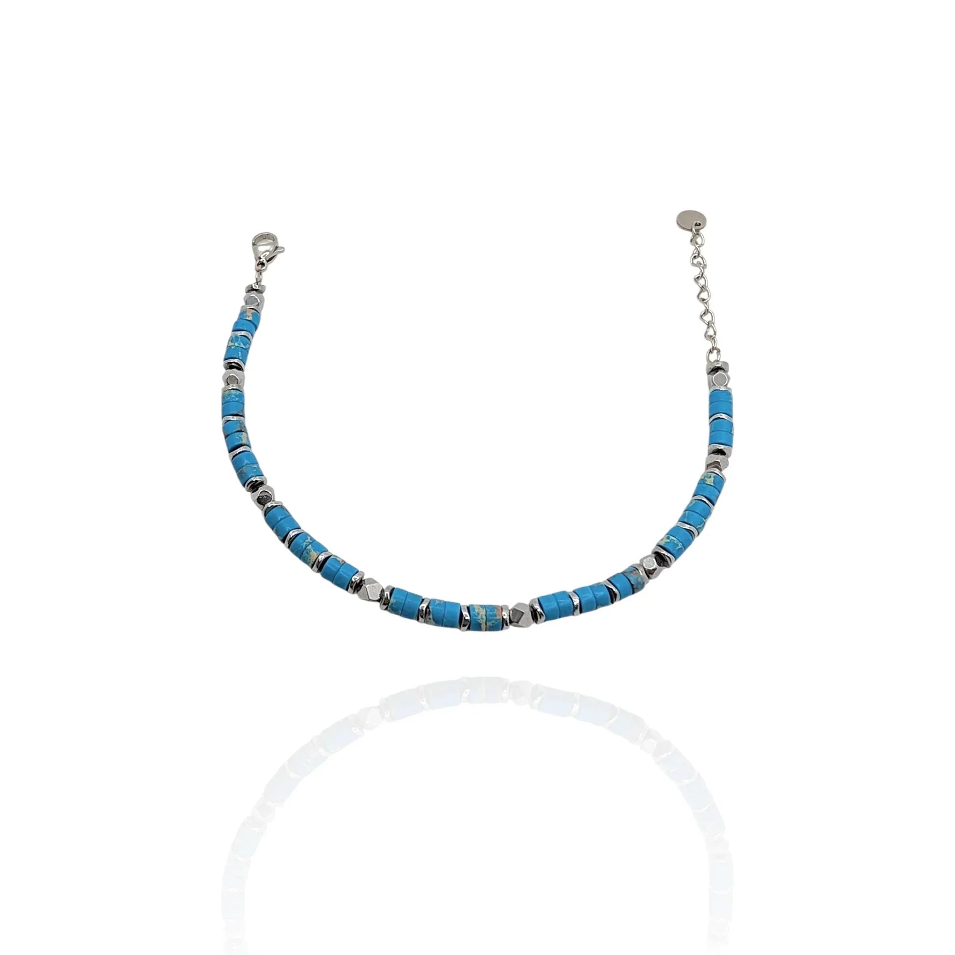 Pulsera en piedra turquesa - AILANA JEWELRY