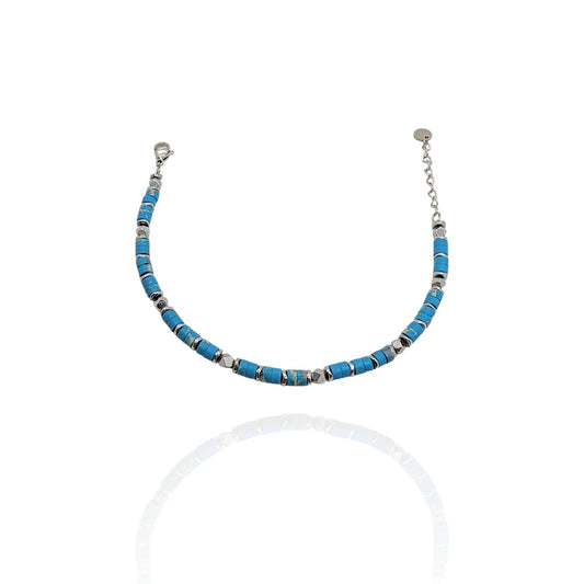 Pulsera en piedra turquesa - AILANA JEWELRY