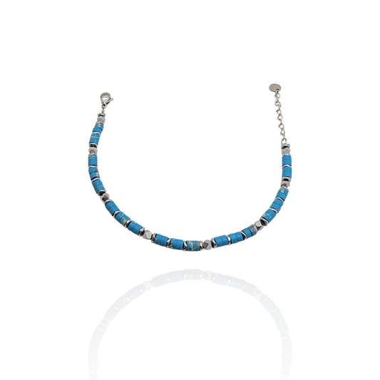 Pulsera en piedra turquesa - AILANA JEWELRY