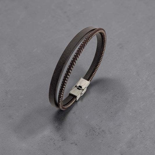 Pulsera fina en cuero - AILANA JEWELRY