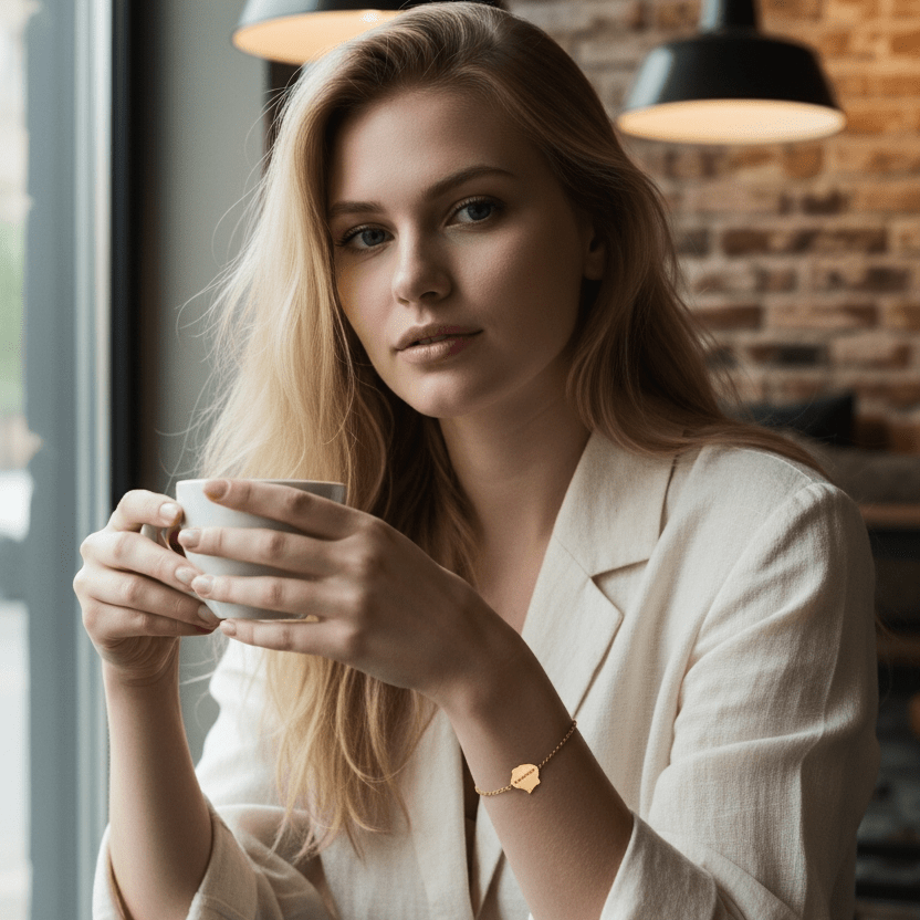 Pulsera Gran Canaria - Joyería de Acero Inoxidable Resistente al Agua e Hipoalergénica - AILANA JEWELRY