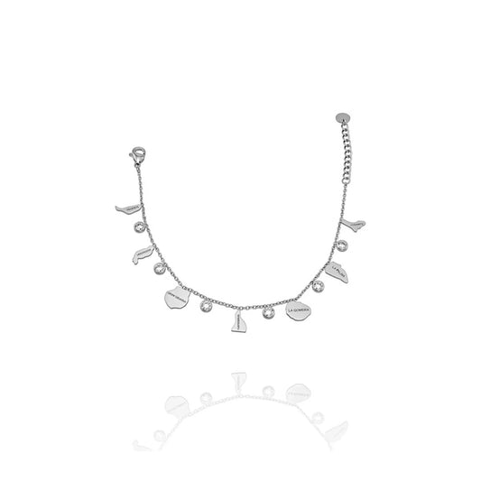 Pulsera Islas Canarias Zircones blancos - AILANA JEWELRY