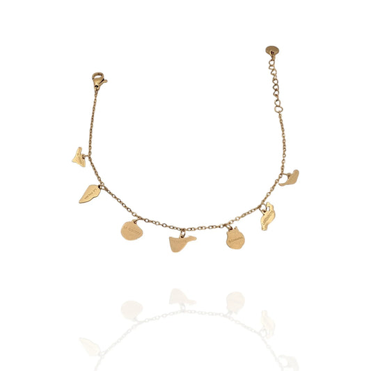 Tobillera con Islas Canarias - AILANA JEWELRY