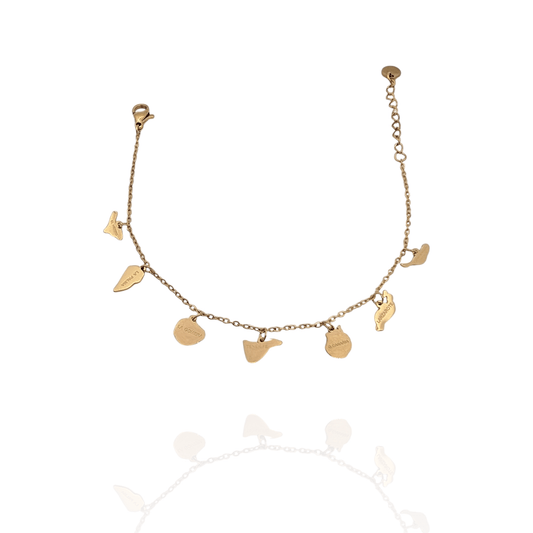 Tobillera con Islas Canarias - AILANA JEWELRY