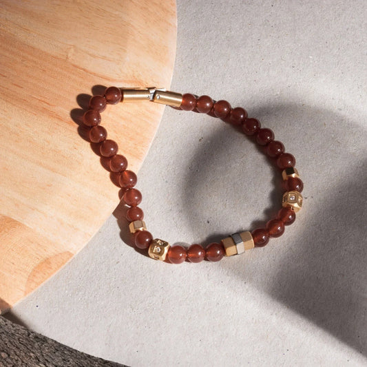 Red Agate Bracelet - AILANA JEWELRY