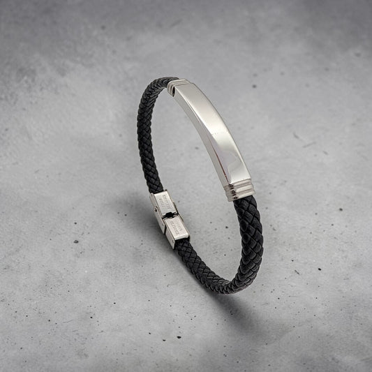 Pulsera fina en cuero para personalizar