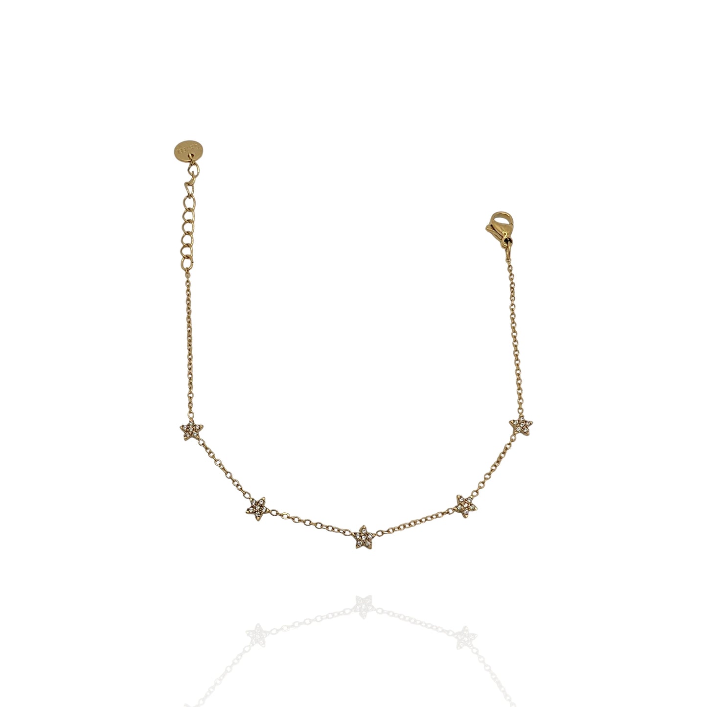 Pulsera fina Estrellitas con zircones