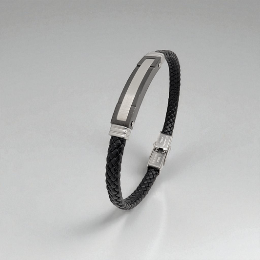 Pulsera fina en cuero