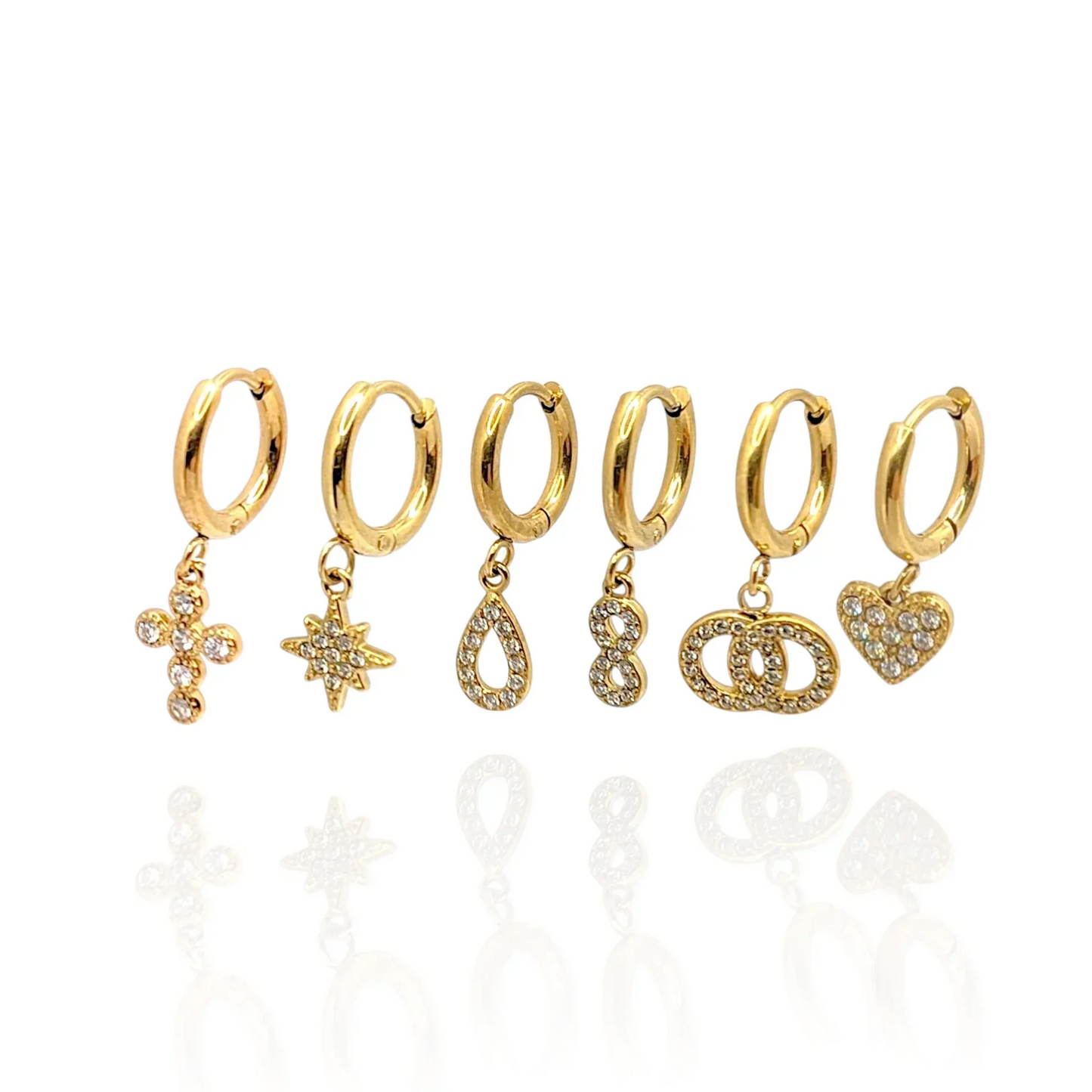 Pendientes Siman (Dorado)