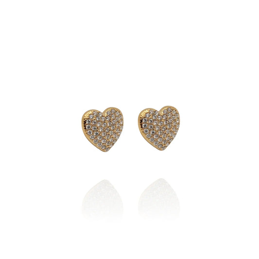 Pendientes pequeño corazon