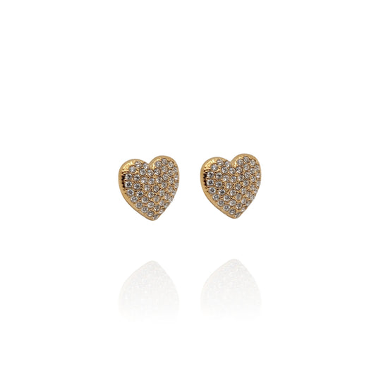 Pendientes pequeño corazon